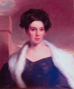 Thomas Sully portrait of Mary Ann Heide Norris oil painting on canvas